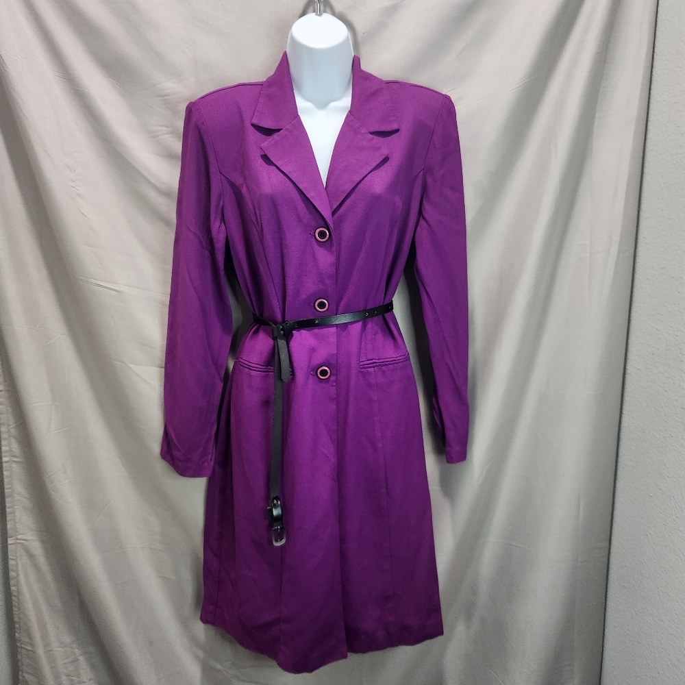 WNY Vintage 90s Purple Dress- BELT NOT INCLUDED